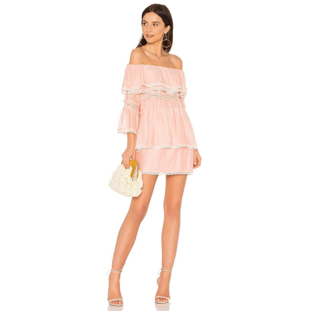 Suboo Women's Rose The Roam Free Off The Shoulder Dress Size 4